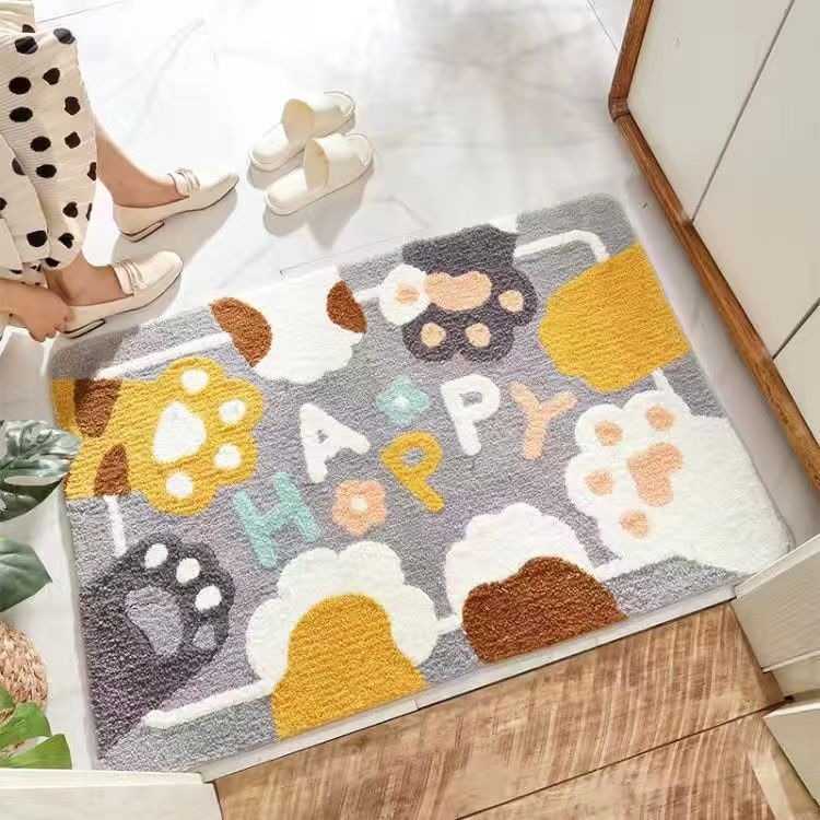 Kleiner Cartoon Teppich Rutschfest Für Flur Badezimmer Und Eingang_voghion.com