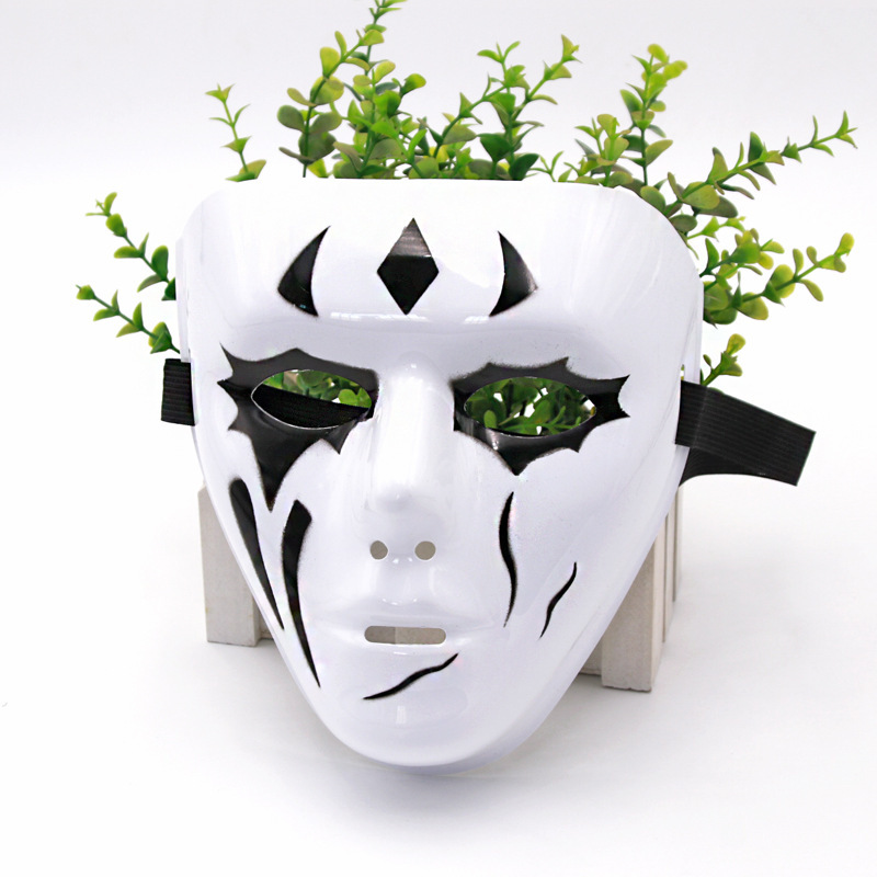 Máscara pintada de hip-hop, hombre y mujer, cara completa, hip-hop, bailarín enmascarado, baile de fantasmas, venganza, vestido de baile callejero