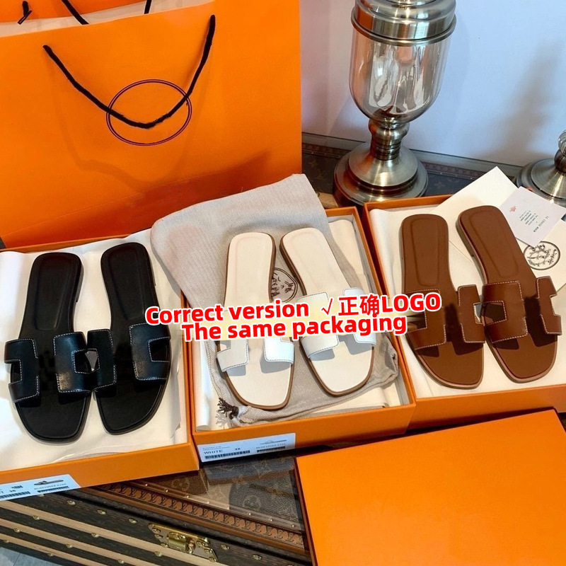 H Slippers for Women, Summer Outdoor Wear, Beach Vacation, Trendy Flat Sandals, Square-Toed, Foreign Trade, Cross-Border, One-Strap Slippers, H High-End Feel H Slippers for Women, Summer Outdoor Wear, Beach Vacation, Trendy Flat Sandals, Square-Toed, Foreign Trade, Cross-Border, One-Strap Slippers, H High-End Feel