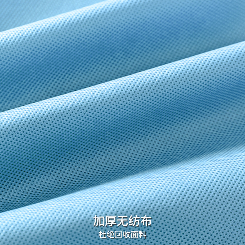 En stock ropa no tejida bolsa de polvo ver-a través de la tarjeta de visita boca colgando ropa bolsa traje abajo chaqueta de alta gama bolsa de embalaje