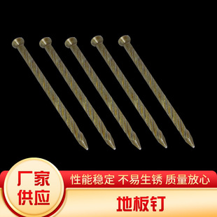 Wholesale In-Stock Twist Floor Nails, Home Decoration Fixing Extension Nails, Carbon Steel Q215 Threaded Nails Manufacturer