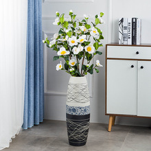 景德鎮落地花瓶大號干花裝飾擺件花器現代簡約家居客廳歐式插花大