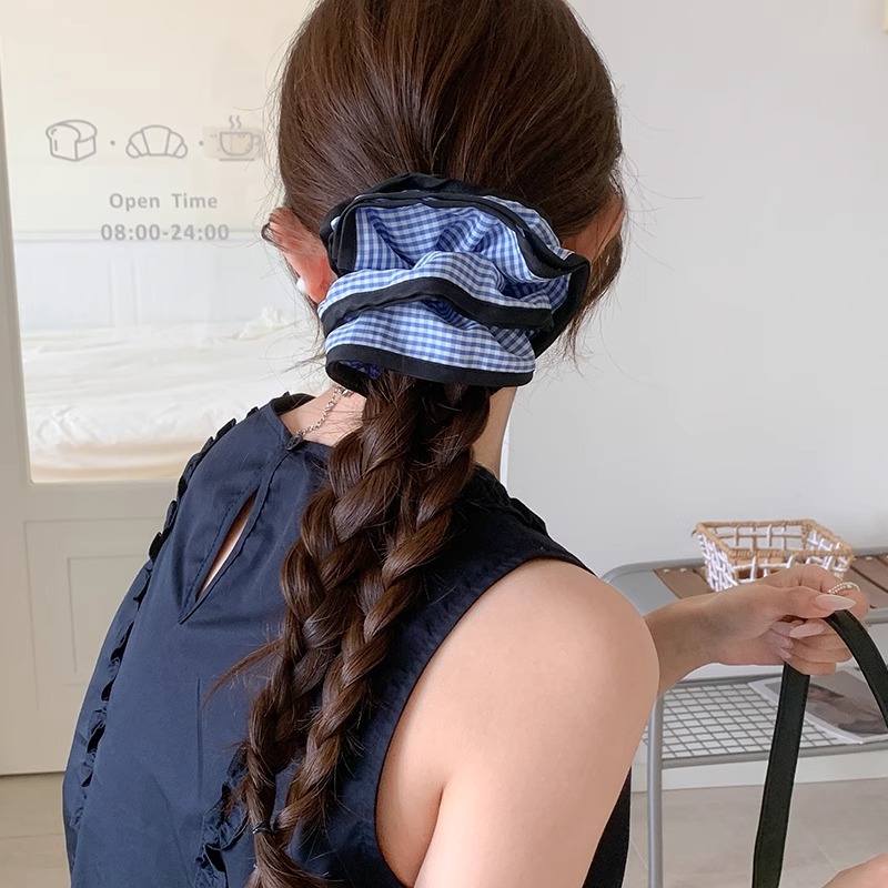 Advanced Sense Super Blue Intestent Hair Circle para el cabello femenino 2025 nuevo estilo atar cabeza flor cuerda para el cabello bola cabeza cuerda para el cabello accesorios para el cabello