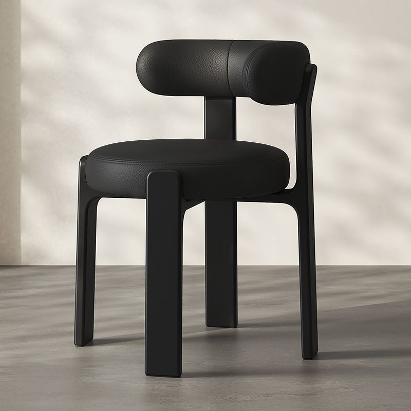 Silla de respaldo de madera moderna de lujo ligera silla de diseño de tela silla de comedor de hotel