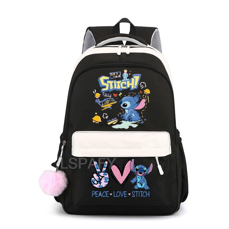 Stitch niños bolso de escuela mochila moda niños mochila de viaje lindo niño niña libro mochila