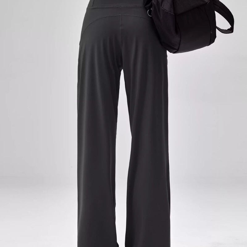 Trendy Fitness Wide-Leg Pants with Drape Effect for Spring and Autumn, Straight-Cut Slimming Pants, Loose Training Sports Yoga Pants, Versatile Trendy Fitness Wide-Leg Pants with Drape Effect for Spring and Autumn, Straight-Cut Slimming Pants, Loose Training Sports Yoga Pants, Versatile