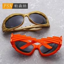 个性炫酷刺猬墨镜 户外骑行运动太阳镜潮流Y2K辣妹嘻哈太阳眼镜