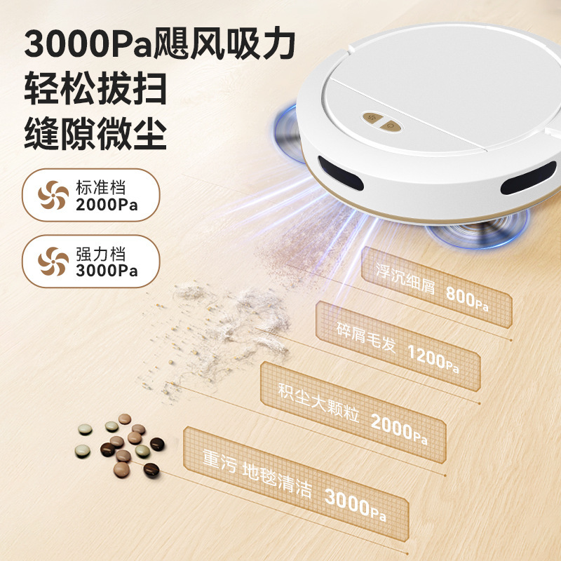 Intelligent Sweeping Robot Household Fully Automatic Cleaning Machine Vacuum Cleaner with App Control Water Tank Sweeping and Mopping Integrated Cross-Border