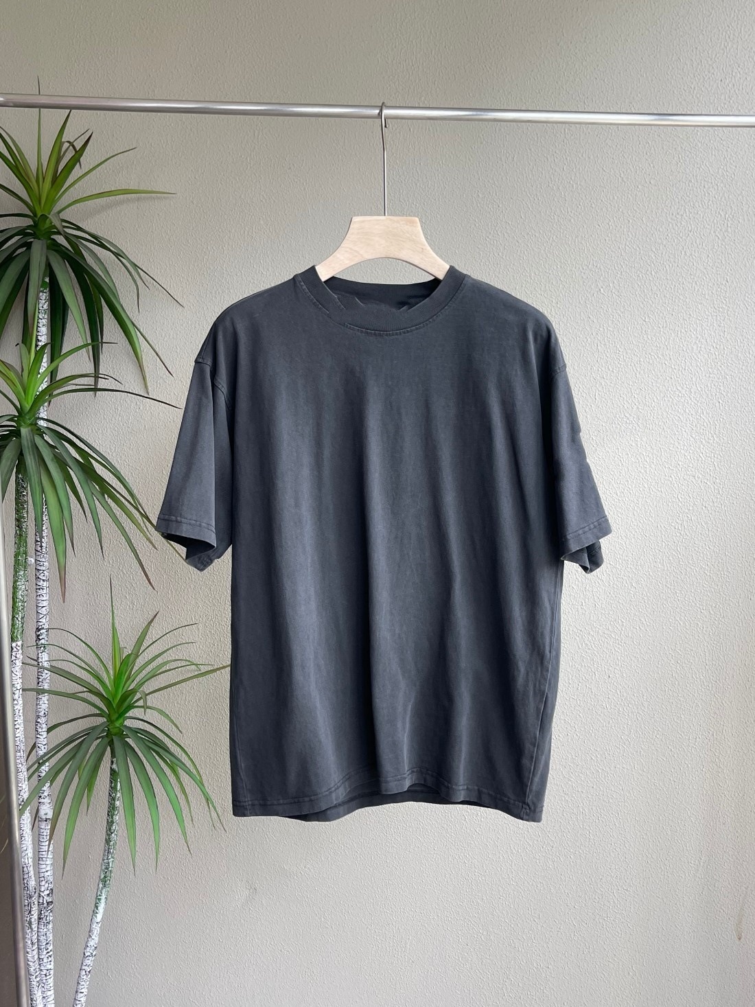 Lavados de algodón mangas cortas para brazaletes viejos lavado con agua hacer viejos brazaletes mangas cortas