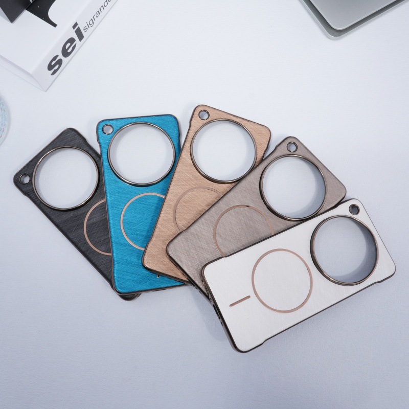 适用OPPOFindX8pro无边框金丝银锦磁吸X8ultra手机壳x8s+保护壳潮