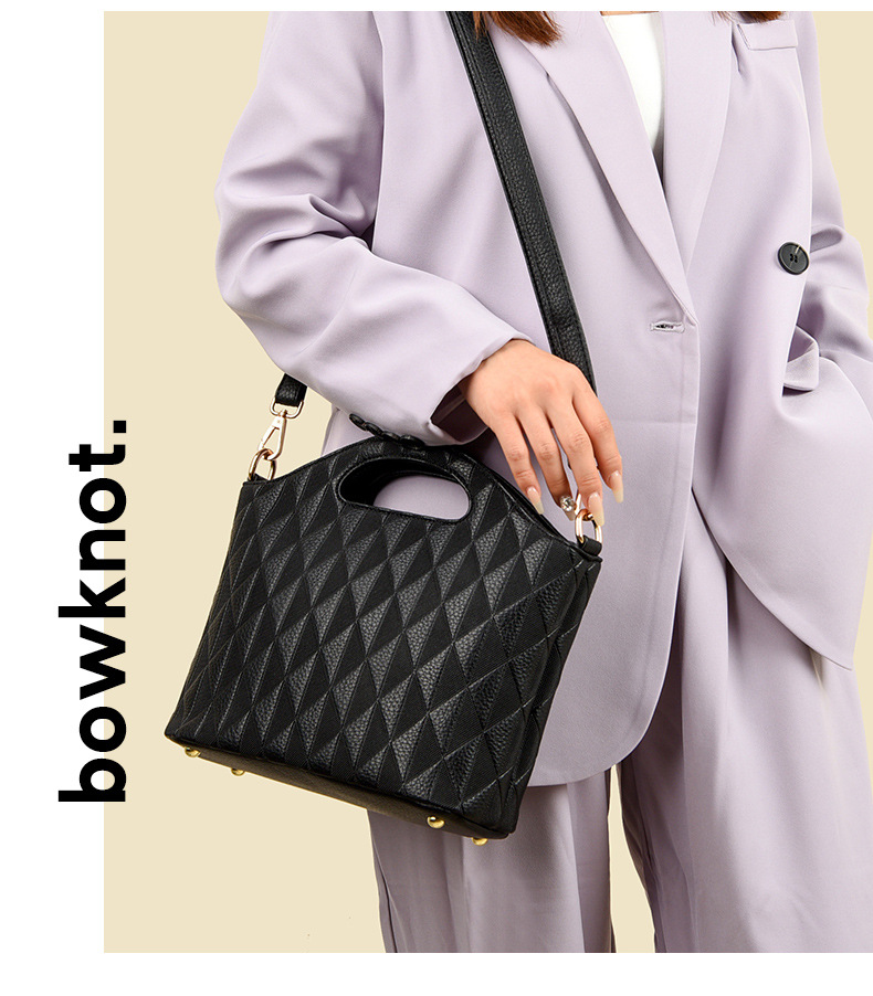 Women's bag New middle-aged women's mother bag large capacity shoulder messenger bag versatile elegant handbag_voghion.com