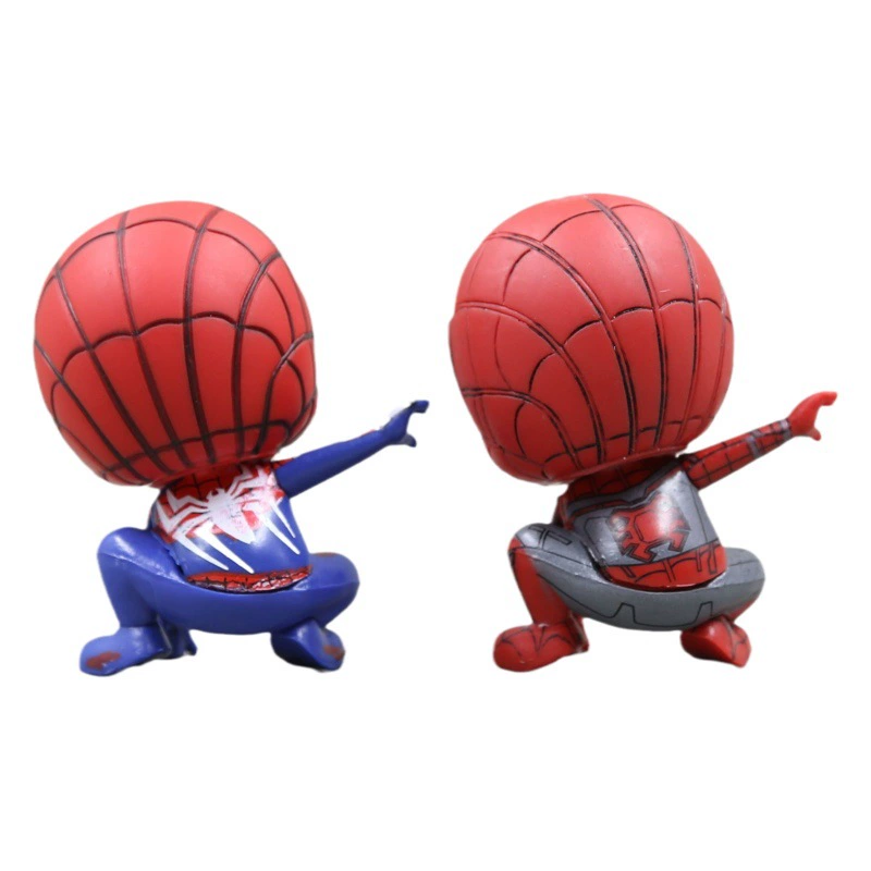 Q версия Человека-паука ручной куклы diy брелок сумка подвеска автомобильная декоративная украшение аниме куклы
