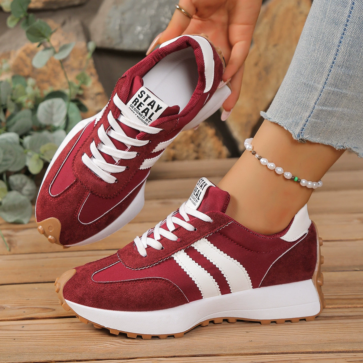 Mesh Summer Casual Platform Sneakers, Plus Size, EU 36–43, Lightweight