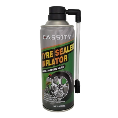 Electric Vehicle Tire Repair Fluid, Other Automotive Safety Supplies - press-head-inflatable-tire-repair-fluid-450ml-english-version-for-foreign-trade-export
