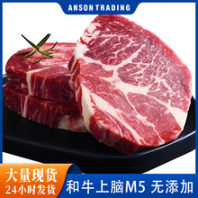 新西兰进口雪花和牛M5牛上脑原切无添加牛排西餐食材批发高端上脑