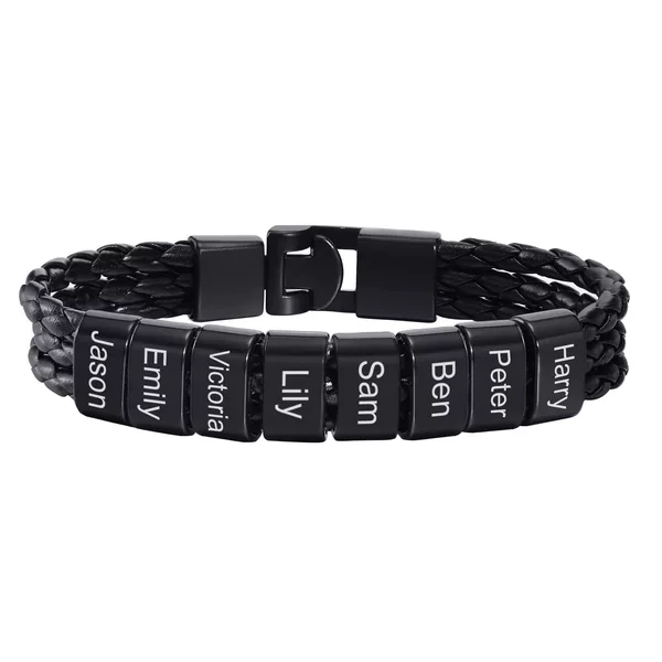 Three-layer black engraving model + 8-section black buckle