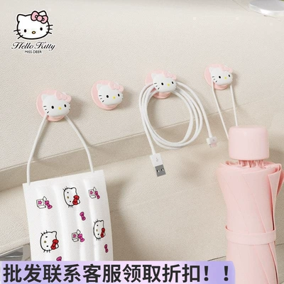 Hellokitty avtomobil qarmağı, oturacaq arxası üçün, çətir saxlama, şirin dekorativ əşyalar