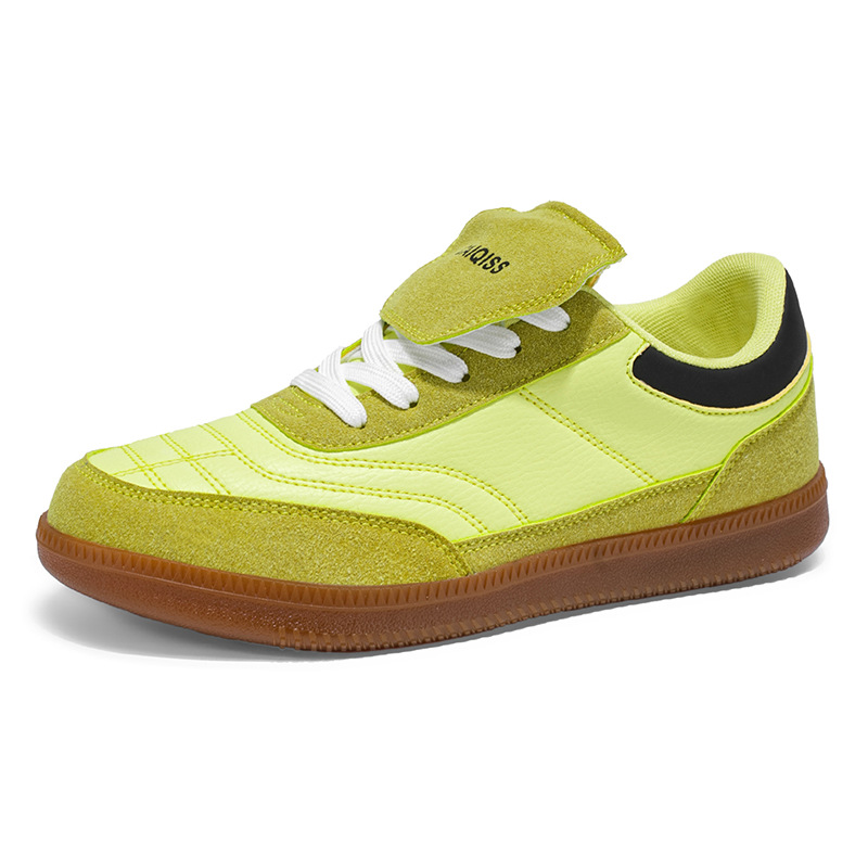 2025 Spring New Men's Low-Top Casual Niche German Training Couple Sneakers Fashion Trendy Versatile White Shoes