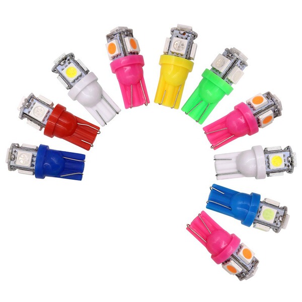 Car light bulb T10 5050 5smd 5W5 shows wide light license plate lamp…