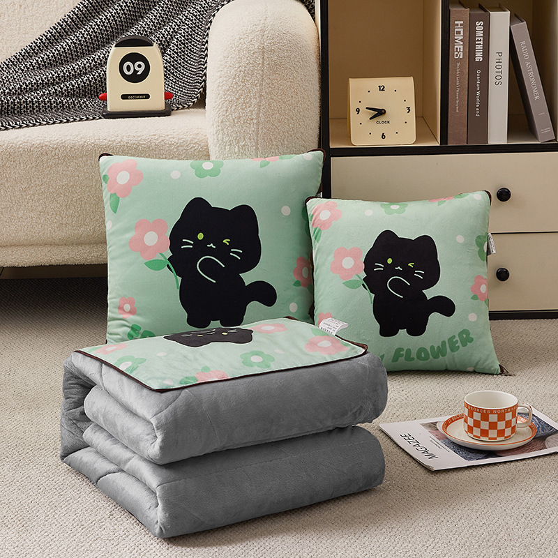 행복한 고양이 (두꺼운 벨벳 스타일)