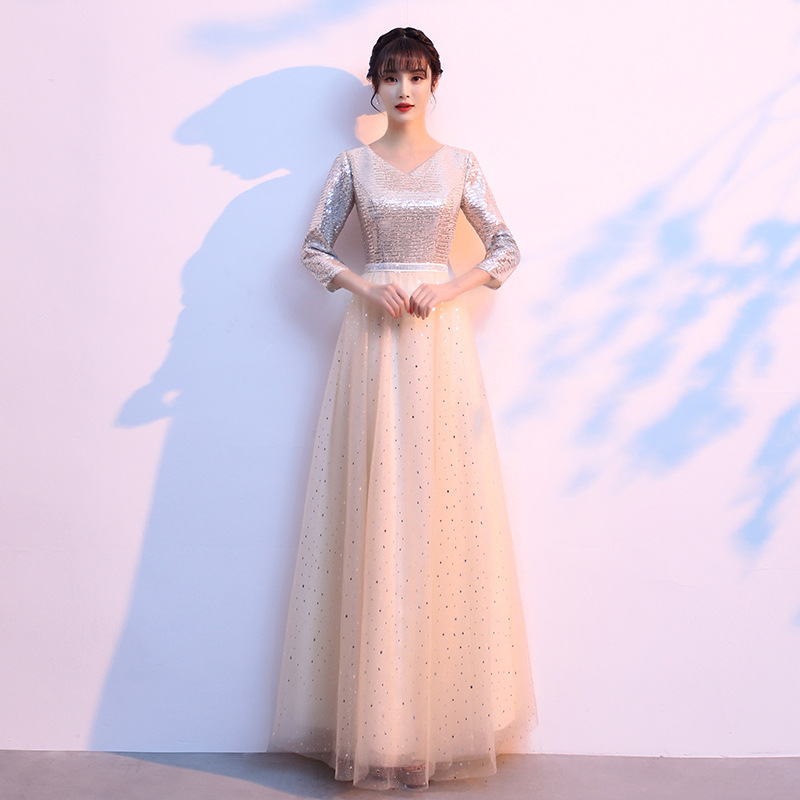 ZR YC139 샴페인 컬러 롱