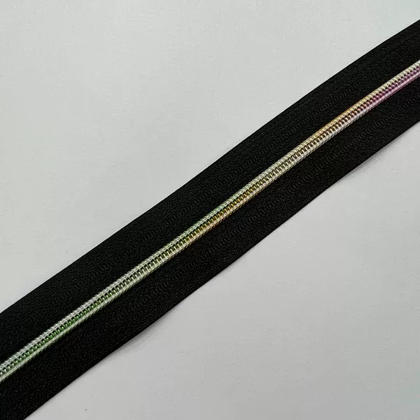 3# Black cloth colorful teeth (loose cut, no hair)