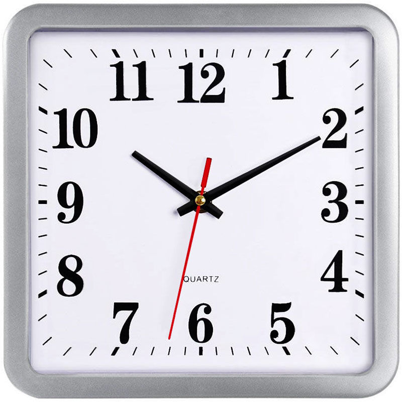 Reloj sala de estar casa decoración de pared de la habitación de los niños dormitorio reloj de cuarzo rectangular simple moda relojes de pared