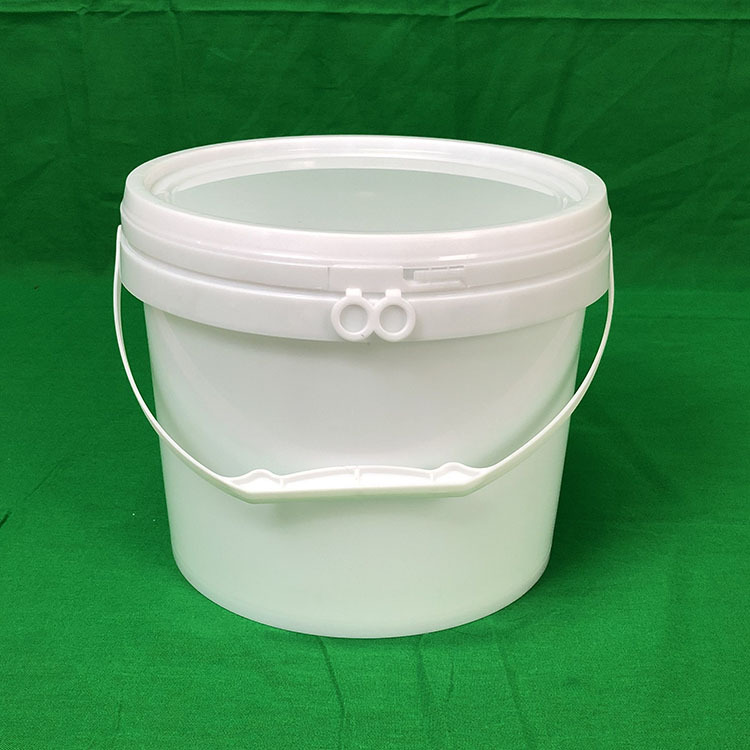 PP全新料6升加厚塑料桶6L圆胶桶食品油漆桶水性化工桶6公斤样品桶