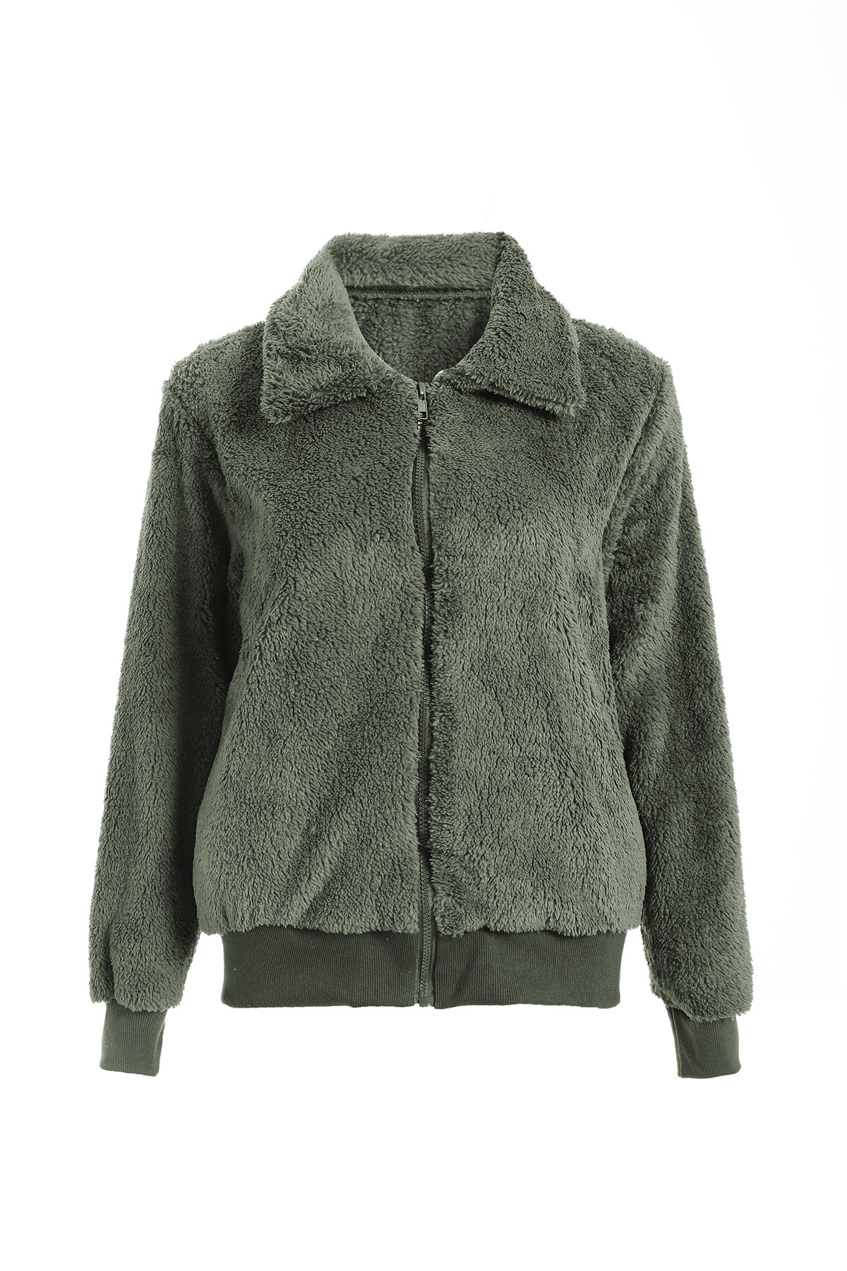 Women's Clothing Warm Velvet Teddy, Women's Woolen Coat Tops_voghion.com