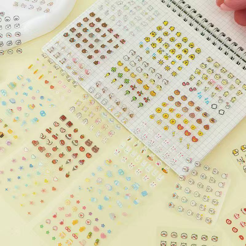 Luminous Nail Stickers for Kidsren Cartoon Waterproof Decorative Fluorescent Stickers Cute Little Girl Luminous Nail Stickers