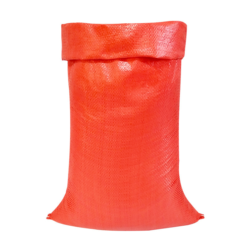 Bolsa de tejido rojo bolsa de piel de serpiente bolsa de embalaje logística expreso bolsa de grano grueso maíz alimento bolsa bolsa al por mayor