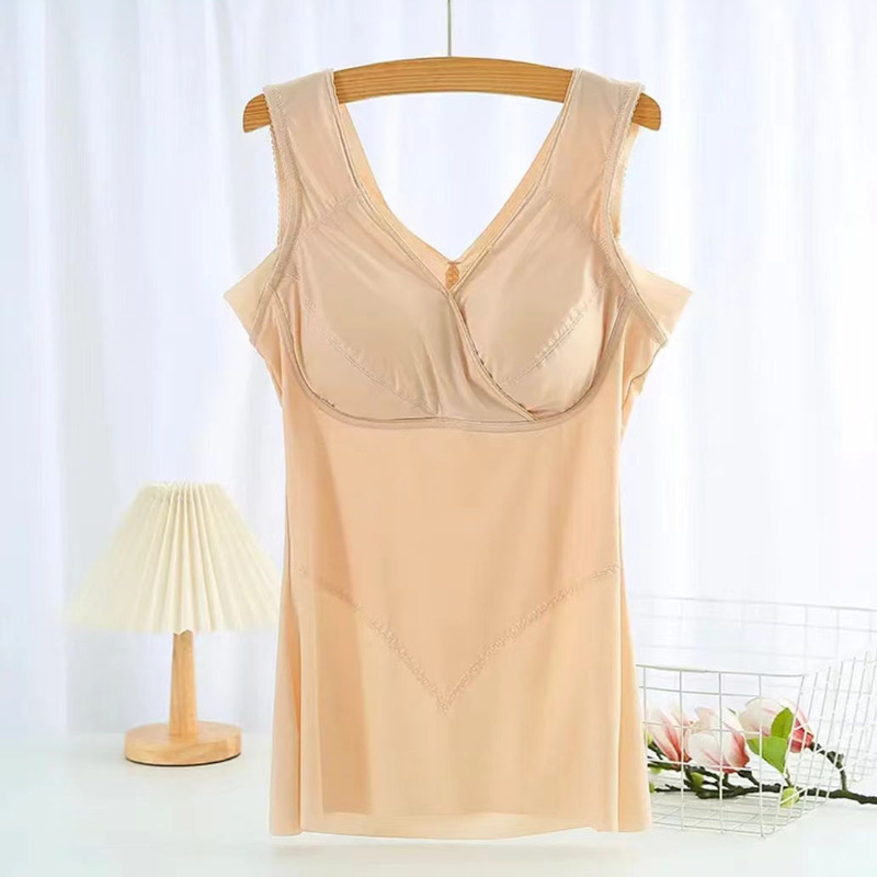 Seamless Body-Shaping Vest Non-Rim Long Bra Sports Sleep Underwear Base Vest Abdominal Body-Shaping Vest Seamless Body-Shaping Vest Non-Rim Long Bra Sports Sleep Underwear Base Vest Abdominal Body-Shaping Vest