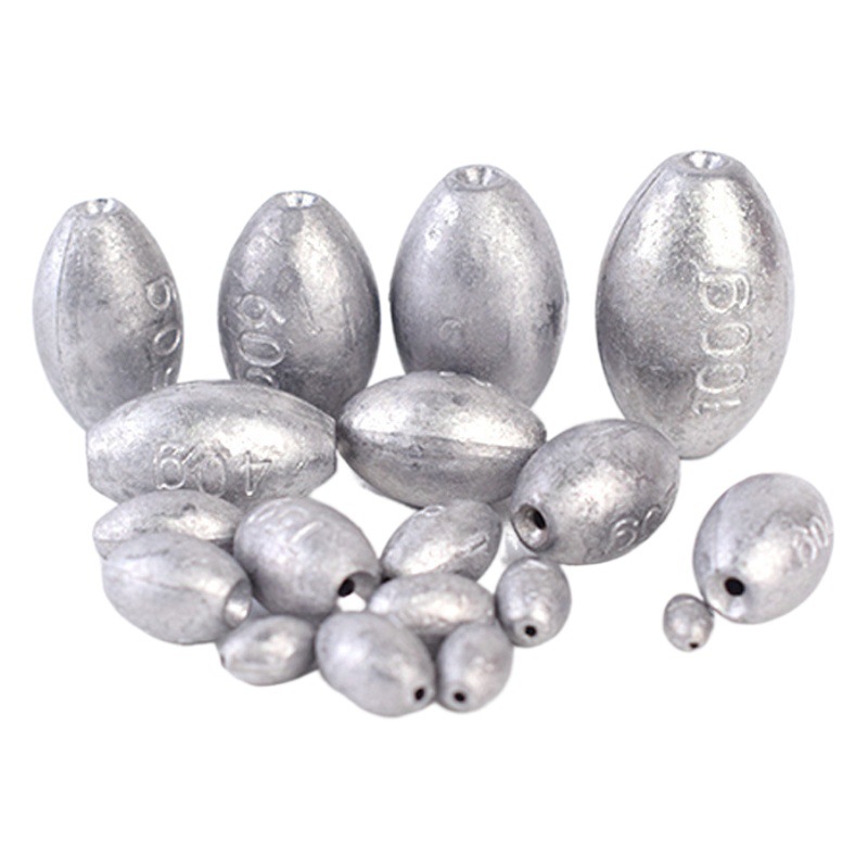 Tongxin Olive Lead Pendant Sea Pendant Fishing Pendant Anti-hanging Bottom Olive Plastic Core Lead Pendant Hollow Luya Sea Fishing Pendant