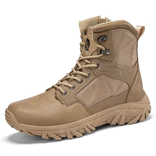新款厂家现货战术靴时尚透气登山作战靴军靴沙漠靴Military boots