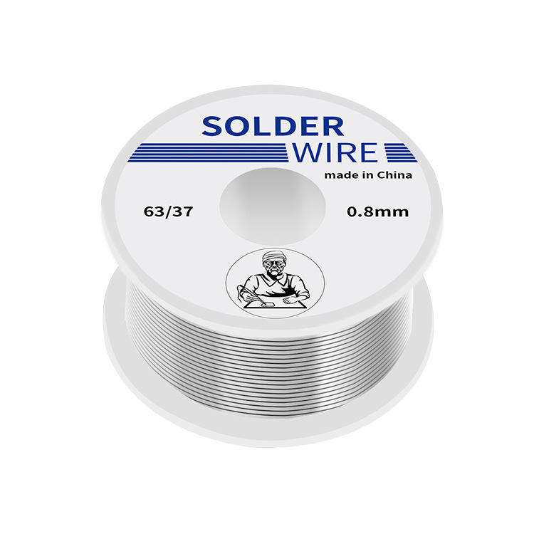 焊锡丝带药芯松香焊丝笔筒装小卷锡线带焊锡膏锡丝厂家50/100g