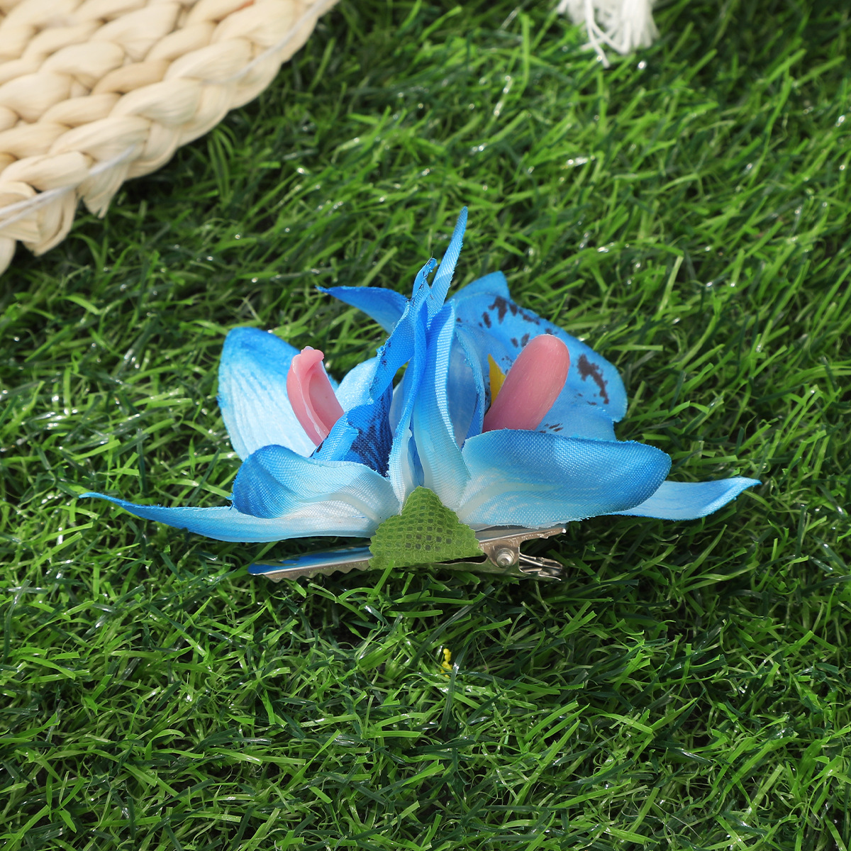 Women's Adults Flower Floral Elegant Romantic Sweet Flower Side Clip Printing And Dyeing Flowers Flower Side Clip Headwear display picture 5