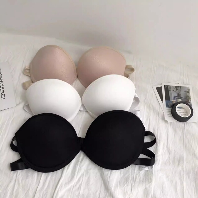 Foreign Trade Japanese-Style Push-Up Sexy Lingerie Versatile Strapless Wireless Front Buckle Anti-Slip Bra Invisible Back Bra