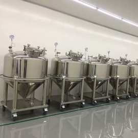 大型反应釜胶水搅拌锅卧式反应设备真空高压釜罐子双层实验室平台