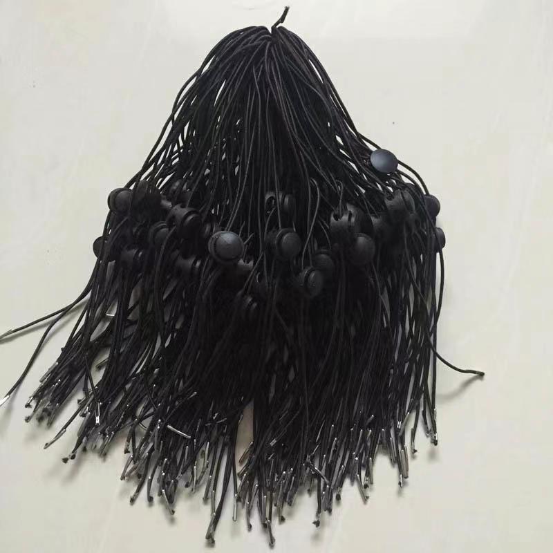 Cuerda a prueba de viento universal Negro Blanco cordón simple ajustable sombrero accesorios de cuerda simple