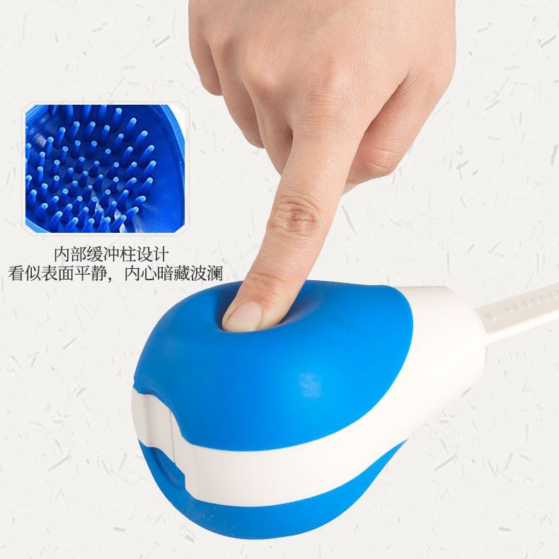 手动捶背敲打按摩锤槌硅胶经络拍打健身养生槌圆形颈椎棒器材摆件