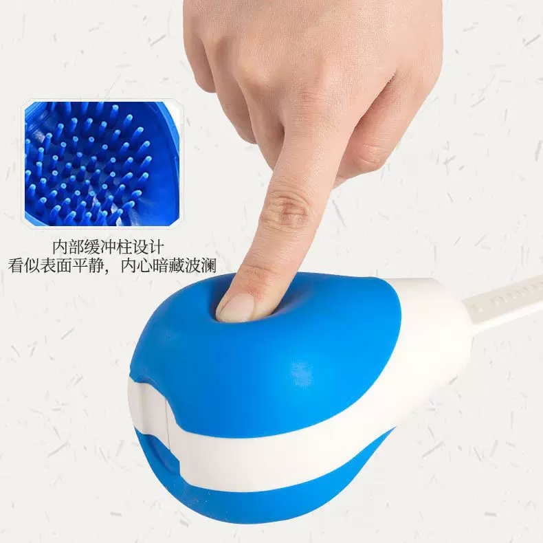 手动捶背敲打按摩锤槌硅胶经络拍打健身养生槌圆形颈椎棒器材摆件