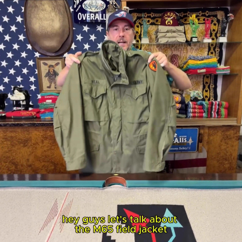 Cross-Border Amazon American Retro M65 Field Army Green Hunting Jacket Tough Guy Military Windbreaker Jacket for Men