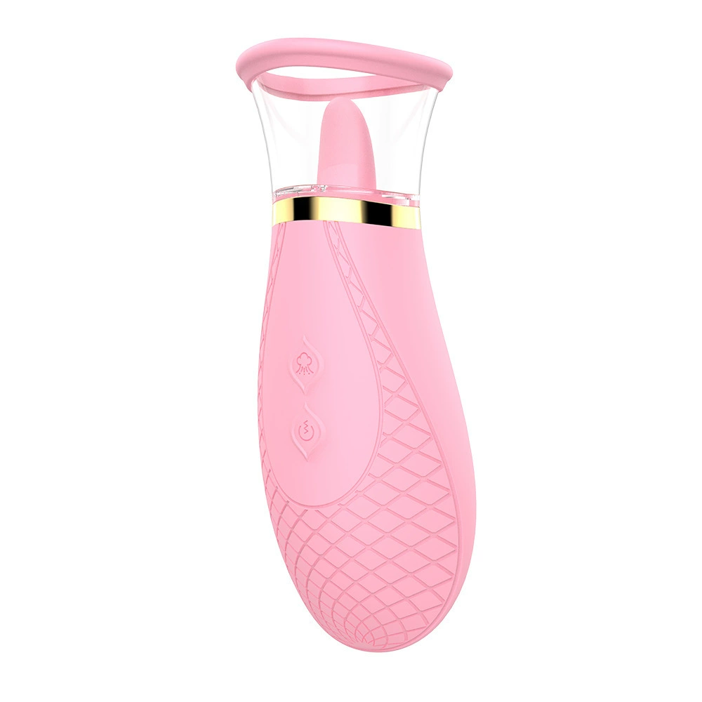 Шайд SHD-S337 Sweet Rotal Электрический смешной Yin Word Sex Switch Skin Tip Tip Tongue Licking Вибрационная палочка Женщина