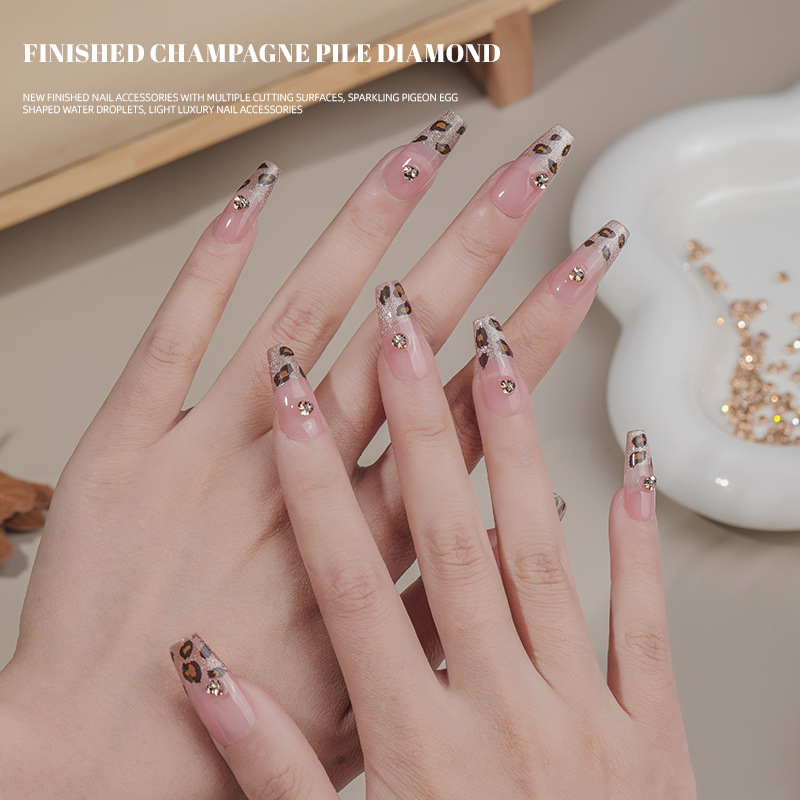 Otoño y invierno de alto nivel de color champán mini taladro taladro