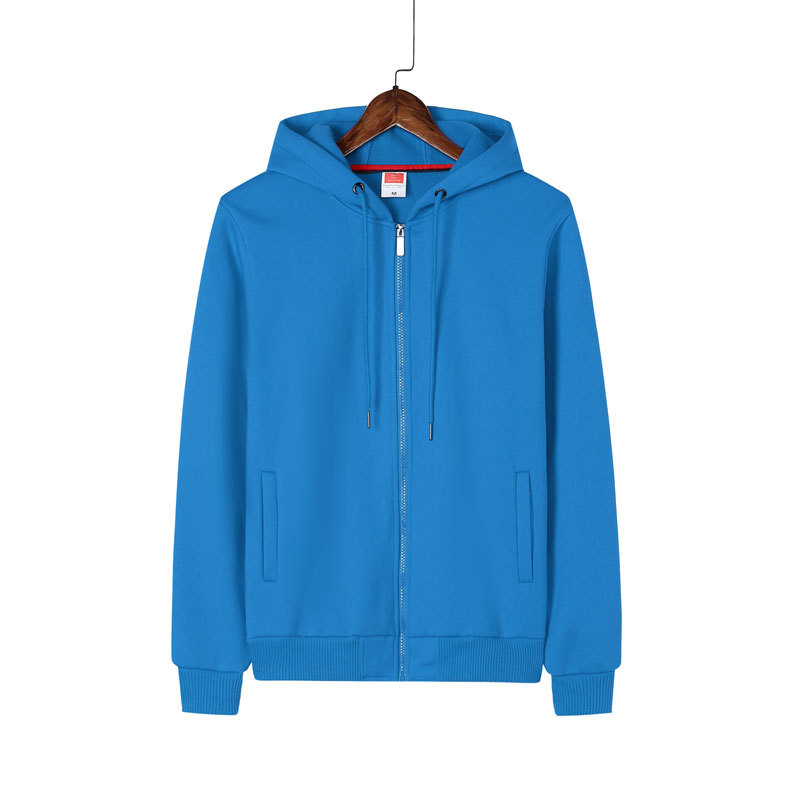 Sudadera con capucha y cremallera de lana de cordero, con logotipo bordado personalizado, uniforme para actividades de trabajo en equipo, uniforme para clases, camisa para actividades, hecha a medida.