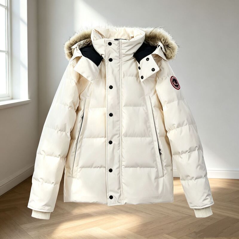 Big Goose Down Jacket 29 New Wyndham Men's and Women's Large Pocket Hooded Fur Collar Jacket Winter Thickened Coat Big Goose Down Jacket 29 New Wyndham Men's and Women's Large Pocket Hooded Fur Collar Jacket Winter Thickened Coat