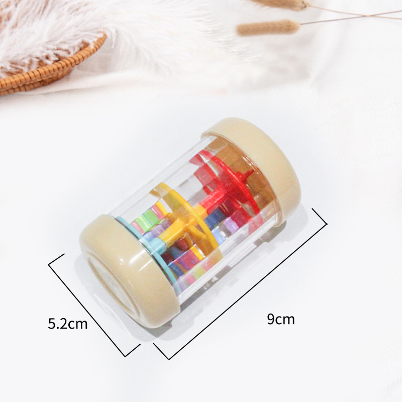 Orf percussionista de una sola sección tubo de sonido de lluvia de plástico respetuoso con el medio ambiente sonido de lluvia ruidoso instrumento musical infantil tubo de sonido de lluvia