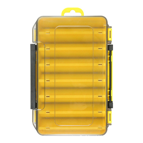 Double-sided lure box, double-layer tool box, hard storage accessory box, minnow pencil fish lure box, wooden shrimp bait box