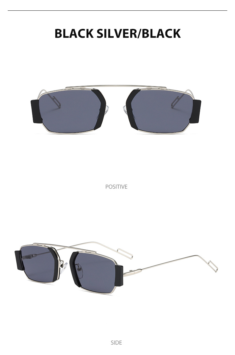 Polygon Sonnenbrille Für Damen Und Herren Steampunk Design_voghion.com