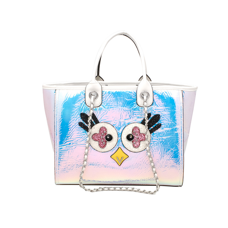 Material especial de mujer 2025 animal portátil estampado de metal de gran capacidad bolsa de cadena portátil bolsa 2781 #